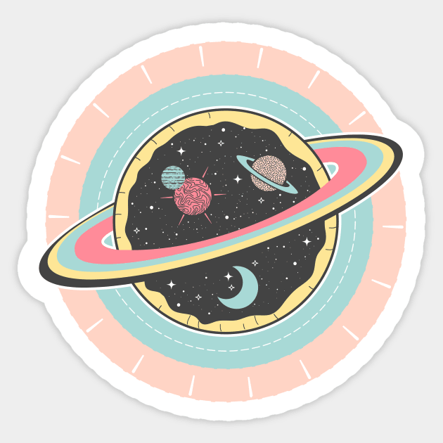 Galaxy Pizza Sticker by emanuelacarratoni